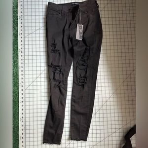 Jet Black Denim Jeans